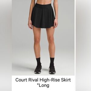 lululemon skirt court rival